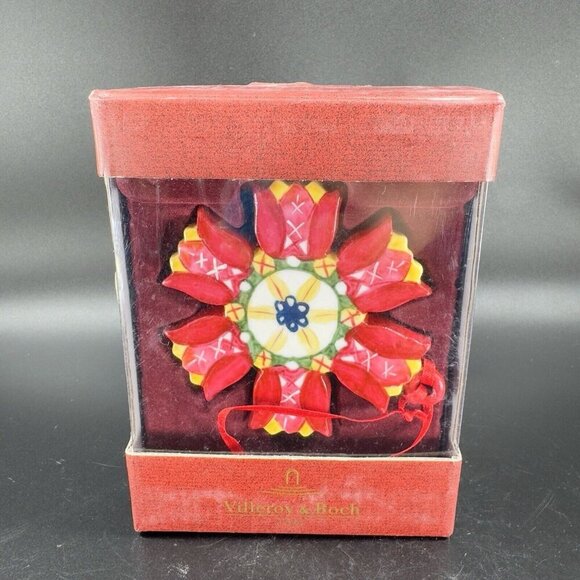 Villeroy and Boch Ornament Scandinavian Christmas  Rosemahl Style New In Box - Picture 9 of 9
